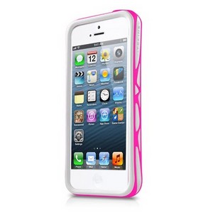 Бампер Itskins для iPhone 5/5s Venum (White&Pink)
