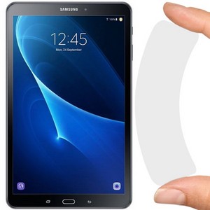 Стекло защитное гибридное Krutoff для Samsung Galaxy Tab A (10.1") SM-T580/T585 - фото 42082