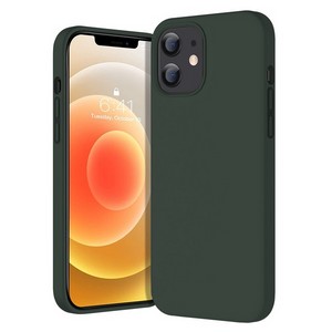Чехол-накладка Krutoff Silicone Case для iPhone 12 mini (dark olive) 62 - фото 47460