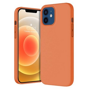 Чехол-накладка Krutoff Silicone Case для iPhone 12/12 Pro (orange) 2 - фото 47816