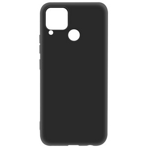 Чехол-накладка Krutoff Silicone Case для Realme C15 черный - фото 49415
