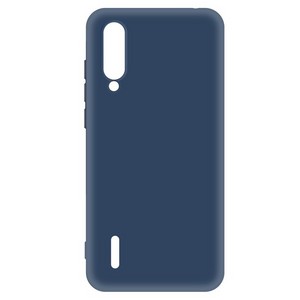 Чехол-накладка Krutoff Silicone Case для Xiaomi Mi 9 Lite (синий) - фото 49639