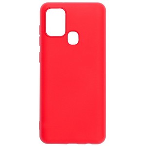 Чехол-накладка Krutoff Silicone Case для Samsung Galaxy A21s (A217) красный - фото 50160