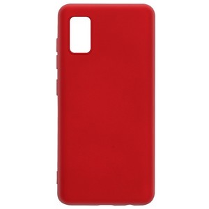 Чехол-накладка Krutoff Silicone Case для Samsung Galaxy A41 (A415) красный - фото 50258