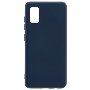 Чехол-накладка Krutoff Silicone Case для Samsung Galaxy A41 (A415) синий - фото 50265