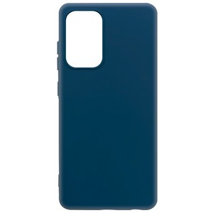 Чехол-накладка Krutoff Silicone Case для Samsung Galaxy A52 (A525) синий - фото 50300