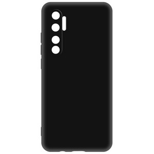 Чехол-накладка Krutoff Silicone Case для Xiaomi Mi Note 10 Lite (черный) - фото 50727