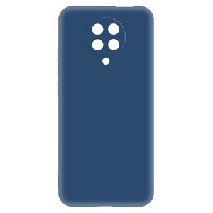Чехол-накладка Krutoff Silicone Case для Xiaomi Poco F2 Pro (синий) - фото 50741