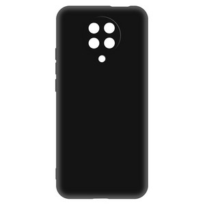 Чехол-накладка Krutoff Silicone Case для Xiaomi Poco F2 Pro (черный) - фото 50748
