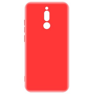 Чехол-накладка Krutoff Silicone Case для Xiaomi Redmi 8 (красный) - фото 50798