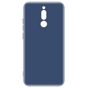 Чехол-накладка Krutoff Silicone Case для Xiaomi Redmi 8 (синий) - фото 50805