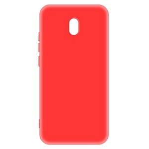 Чехол-накладка Krutoff Silicone Case для Xiaomi Redmi 8A (красный) - фото 50819