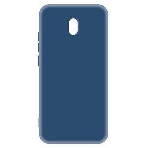 Чехол-накладка Krutoff Silicone Case для Xiaomi Redmi 8A (синий) - фото 50826