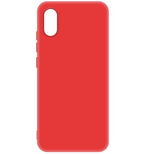 Чехол-накладка Krutoff Silicone Case для Xiaomi Redmi 9A (красный) - фото 50861