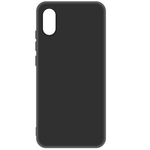 Чехол-накладка Krutoff Silicone Case для Xiaomi Redmi 9A (черный) - фото 50875