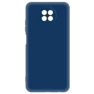 Чехол-накладка Krutoff Silicone Case для Xiaomi Redmi Note 9T (синий) - фото 51077
