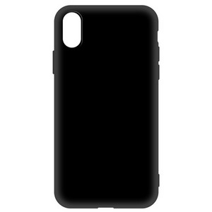 Чехол-накладка Krutoff Soft Case для iPhone X/Xs черный - фото 51800