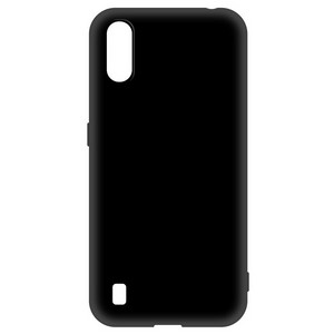 Чехол-накладка Krutoff Soft Case для Samsung Galaxy A01/M01 (A015/M015) черный - фото 52003