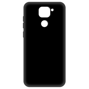 Чехол-накладка Krutoff Soft Case для Xiaomi Redmi Note 9 черный - фото 52276