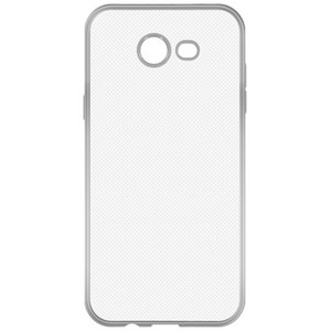 Накладка силиконовая с рамкой Krutoff для Samsung Galaxy J5 2017 USA version (J520) silver - фото 56596