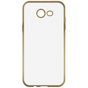 Накладка силиконовая с рамкой Krutoff для Samsung Galaxy J5 2017 USA version (J520) gold - фото 56602