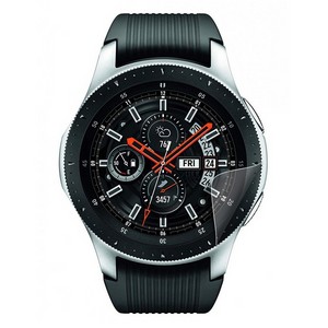 Стекло защитное гибридное Krutoff для Samsung Galaxy Watch (46mm) 2 шт. - фото 62253