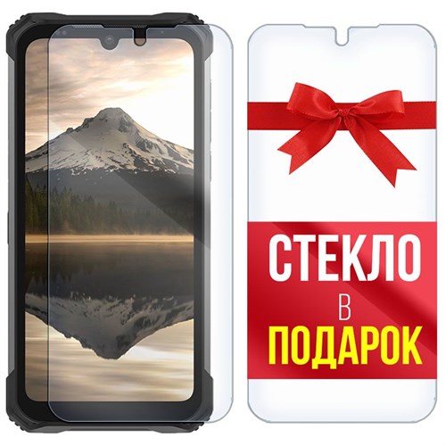 Комплект из 2-x защитных гибридных стекл Krutoff для Doogee S86 Pro - фото 492954