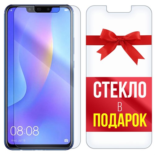 Комплект из 2-x защитных гибридных стекл Krutoff для Huawei Nova 3i - фото 493521