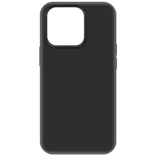 Чехол-накладка Krutoff Soft Case для iPhone 14 Pro черный - фото 493857