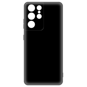Чехол-накладка Krutoff Soft Case для Samsung Galaxy S21 Ultra (G998) черный - фото 69756