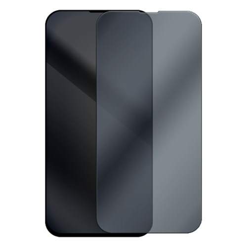 Стекло защитное гибридное Антишпион Krutoff для iPhone 13 Pro Max - фото 518554
