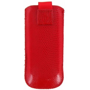 Чехол с язычком на магните размер S (55mm x 105mm) красный | Телефонные чехлы оптом