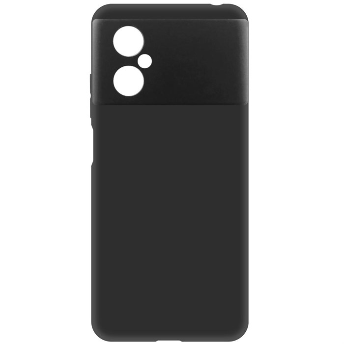 Чехол-накладка Krutoff Soft Case для Xiaomi POCO M4 5G черный - фото 605188