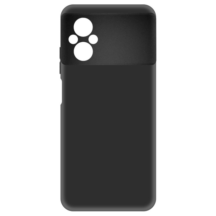 Чехол-накладка Krutoff Soft Case для Xiaomi POCO M5 черный - фото 607262