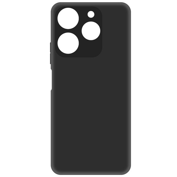 Чехол-накладка Krutoff Soft Case для TECNO Spark 10 Pro черный - фото 760323