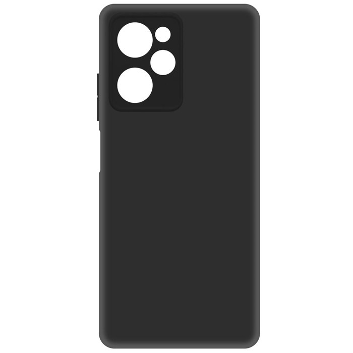Чехол-накладка Krutoff Soft Case для Xiaomi POCO X5 Pro черный - фото 760331