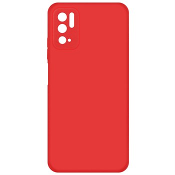 Чехол-накладка Krutoff Silicone Case для Xiaomi Redmi Note 10T/ Poco M3 Pro (красный) - фото 76156