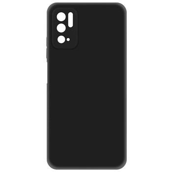 Чехол-накладка Krutoff Silicone Case для Xiaomi Redmi Note 10T/ Poco M3 Pro (черный) - фото 76164