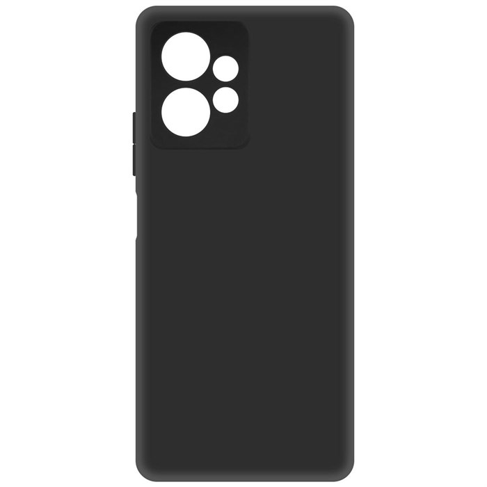 Чехол-накладка Krutoff Soft Case для Xiaomi Redmi Note 12 черный - фото 773866