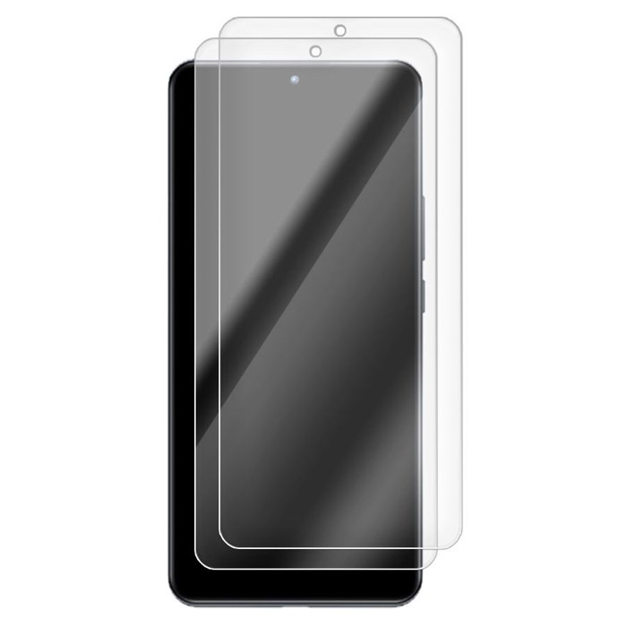 Комплект из 2-x защитных гибридных стекол Krutoff для Xiaomi 12T Pro - фото 847541