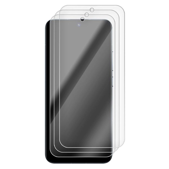 Комплект из 3-x защитных гибридных стекол Krutoff для Xiaomi 13 - фото 847545