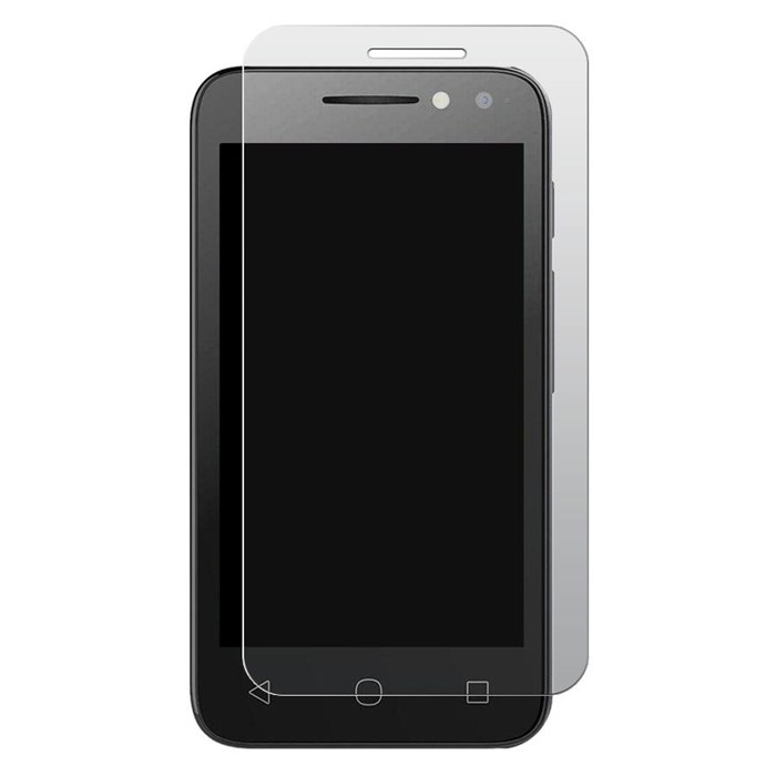 Стекло защитное гибридное МАТОВОЕ Krutoff для Alcatel One Touch Pixi 4 (4") 4034 - фото 853518