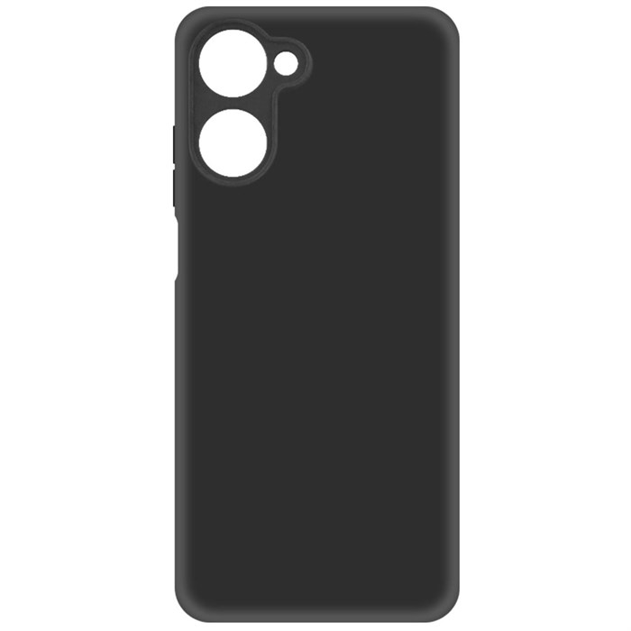 Чехол-накладка Krutoff Silicone Case для Realme 10 4G черный - фото 853711
