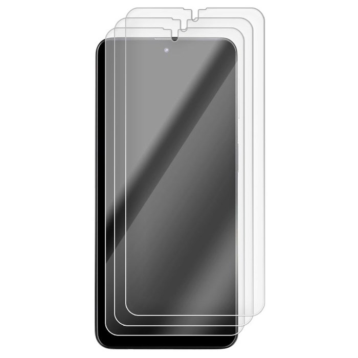 Комплект из 3-x защитных гибридных стекл Krutoff для Samsung Galaxy M31s - фото 853854