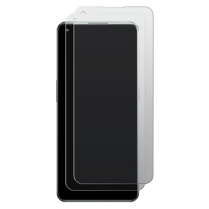 Комплект из 2-x защитных гибридных стекол МАТОВЫХ Krutoff для OnePlus 11 - фото 853987