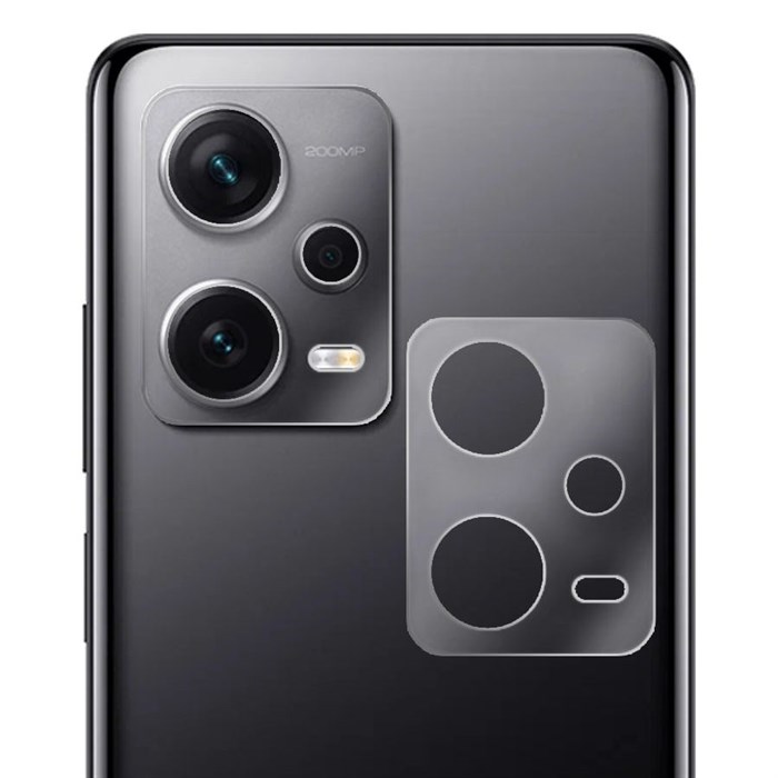 Стекло защитное гибридное Krutoff для камеры Xiaomi Redmi Note 12 Pro Plus (2 шт.) - фото 854148