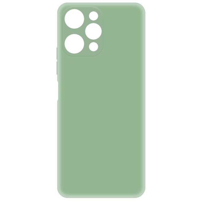 Чехол-накладка Krutoff Silicone Case для Xiaomi Redmi 12 зелёный - фото 862730