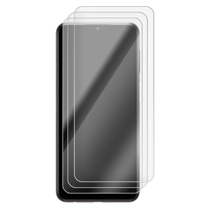 Комплект из 3-x защитных гибридных стекл Krutoff для Samsung Galaxy M33 (M336) - фото 862770