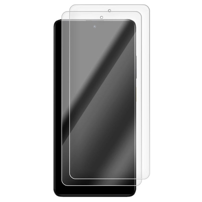 Комплект из 2-x защитных гибридных стекол Krutoff для Xiaomi Poco X5 Pro - фото 862797