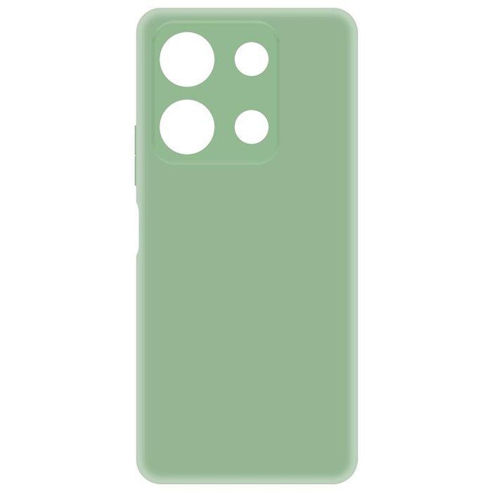 Чехол-накладка Krutoff Silicone Case для INFINIX Note 30 зелёный - фото 864627